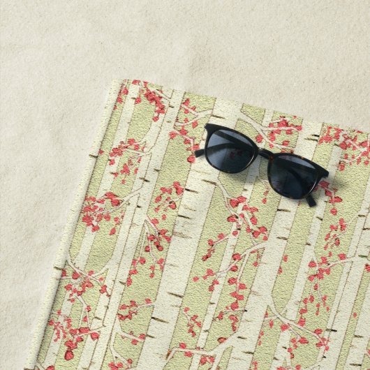 Birken Strandtuch (Beispiel)