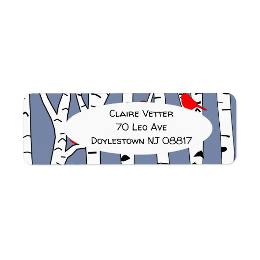 Birken und Vögel (Vorne)