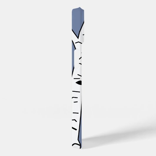 Birken und Vögel Case-Mate iPhone Hülle (Rückseite / Rechts)