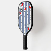 Birken und Vögel Pickleball Schläger (Links)