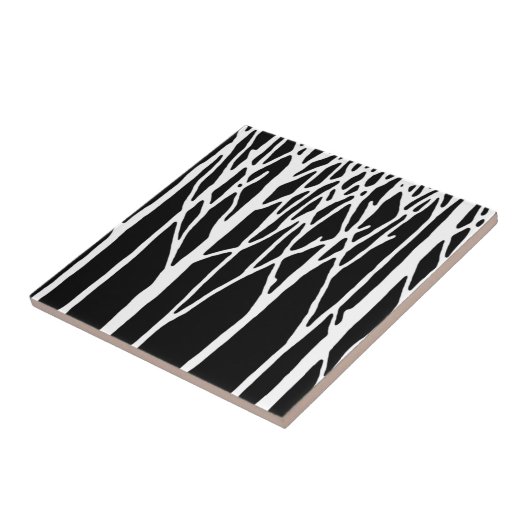 Birken-Wald durch Leslie-Paprikaschoten Fliese (Seite)