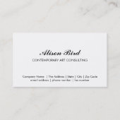 Birken-Wald durch Leslie-Paprikaschoten Visitenkarte (Rückseite)