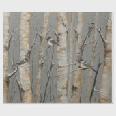 Birkenbaum-Geschenkwrap Geschenkpapier (Flach)