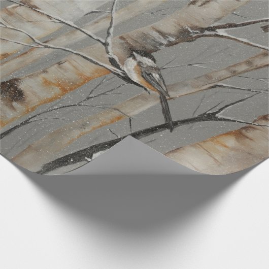 Birkenbaum-Geschenkwrap Geschenkpapier (Ecke)