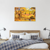 Birkenbaum im Herbst Leinwanddruck (Insitu (Schlafzimmer))