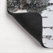 Birkenbaum im Wald, Detail, mit Moos Mousepad (Ecke)