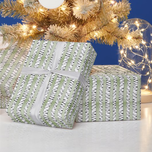 Birkenbaum-Kunstmuster Geschenkpapier (Feiertage)