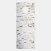 Birkenbaum stört nicht die Gefahr der Hochzeitssig Türanhänger (Rückseite)