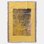 Birkenbäume, die auf dem Wurf gedruckt wurden Decke (Vorderseite Vertikal)