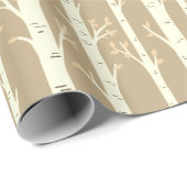 Birkenbäume Geschenkpapier (Rolleneckpunkt)