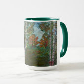 Birkenbäume in einem Wald (Kimon Loghi) Tasse (VorderseiteRechts)