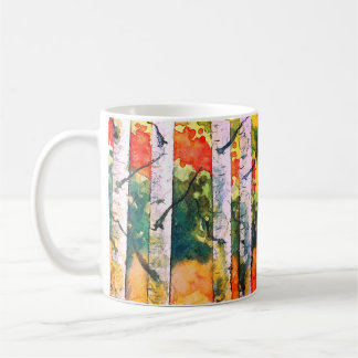 Birkenbäume Kaffeetasse