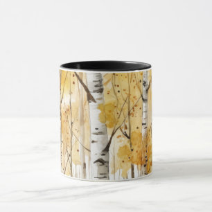 Birkenbäume-Tasse Tasse