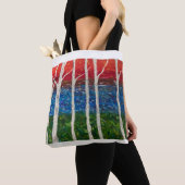 Birkenbäume Tote Tasche im Herbst (Von Nahem)