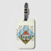 Birkenhaus Gepäckanhänger (Vorderseite Vertikal)