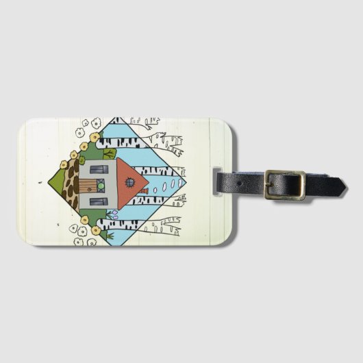 Birkenhaus Gepäckanhänger (Vorderseite (Horizontal))