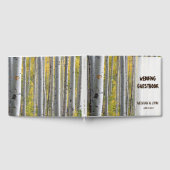 Birkenherz-Initialen rustikale Hochzeit Gästebuch (Voll)