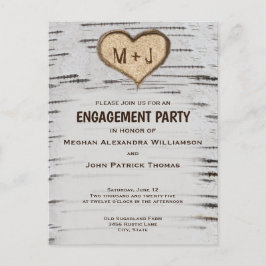 Birkenherz initialisiert rustikale Begegnungsfeier Postkarte