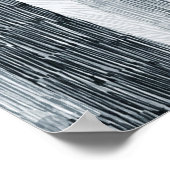 Birkenholzbäume, nahtloses Hintergrundmuster. Poster (Ecke)