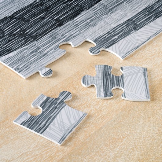 Birkenholzbäume, nahtloses Hintergrundmuster. Puzzle (Seite)