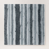 Birkenholzbäume, nahtloses Hintergrundmuster. Puzzle (Vertikal)