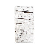 Birkenrinde Adressaufkleber (Vorne)