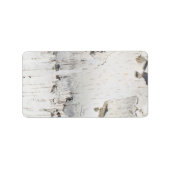 Birkenrinde Adressaufkleber (Vorne)