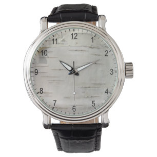 Birkenrinde Armbanduhr