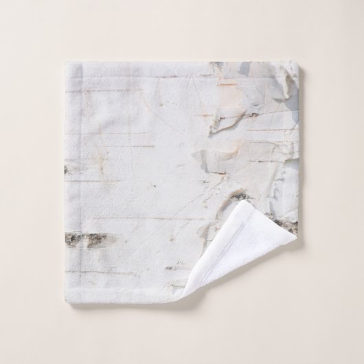 Birkenrinde Badhandtuch Set (Waschlappen)