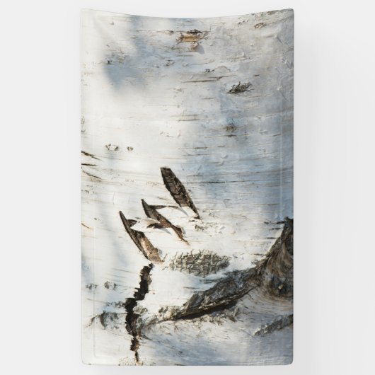 Birkenrinde Banner (Vertikal)