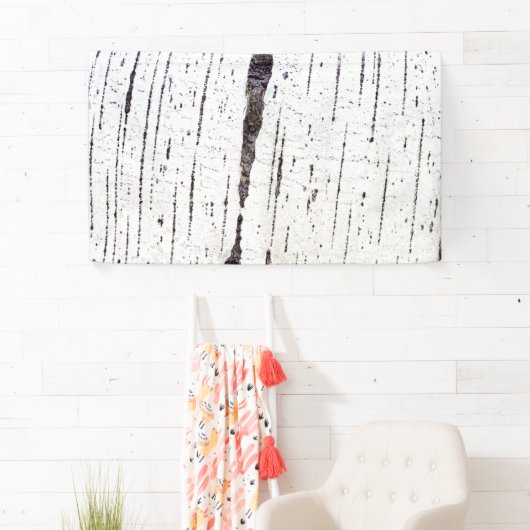 Birkenrinde Banner (Insitu)