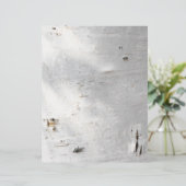 Birkenrinde Briefbogen (Stehend Vorderseite)