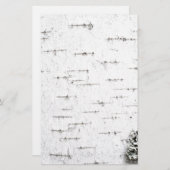 Birkenrinde Briefpapier (Vorne/Hinten)