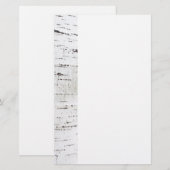 Birkenrinde Briefpapier (Vorne/Hinten)