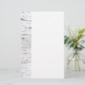 Birkenrinde Briefpapier (Stehend Vorderseite)