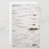 Birkenrinde Briefpapier (Vorne/Hinten)