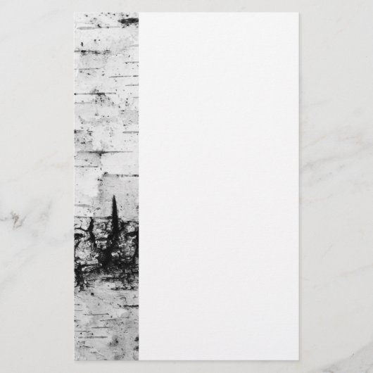 Birkenrinde Briefpapier (Vorderseite)