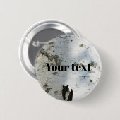 Birkenrinde Button (Vorne & Hinten)