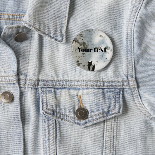 Birkenrinde Button (Beispiel)