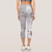 Birkenrinde Capri Leggings (Rückseite)