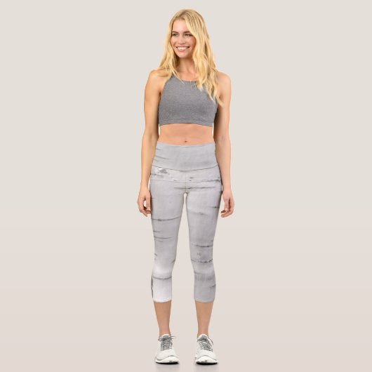 Birkenrinde Capri Leggings (Vorderseite)