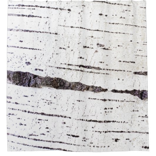 Birkenrinde Duschvorhang (Vorderseite)