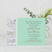 Birkenrinde Einladung (Stehend Vorderseite)