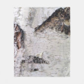 Birkenrinde Fleecedecke (Vorderseite)