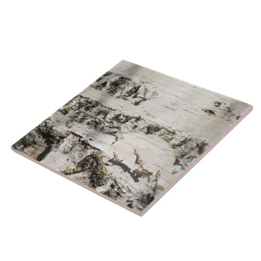 Birkenrinde Fliese (Seite)