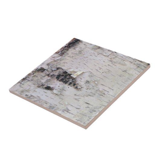 Birkenrinde Fliese (Seite)