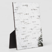 Birkenrinde Fotoplatte (Seite)