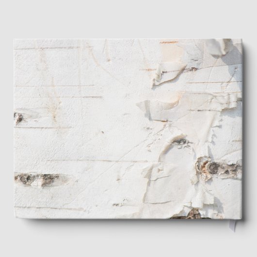 Birkenrinde Gästebuch (Rückseite)