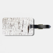 Birkenrinde Gepäckanhänger (Rückseite horizontal)