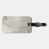 Birkenrinde Gepäckanhänger (Rückseite horizontal)